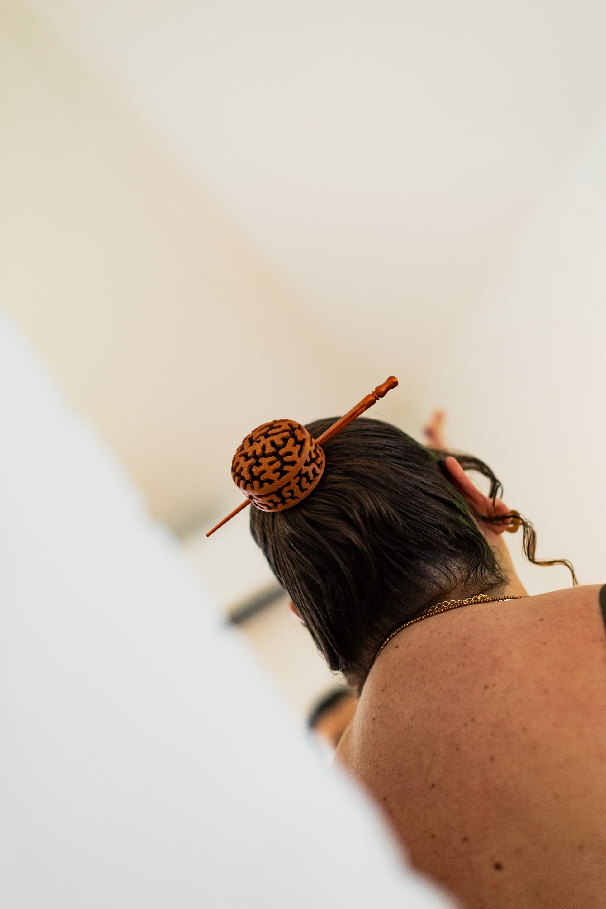 Brain Bun Cuff