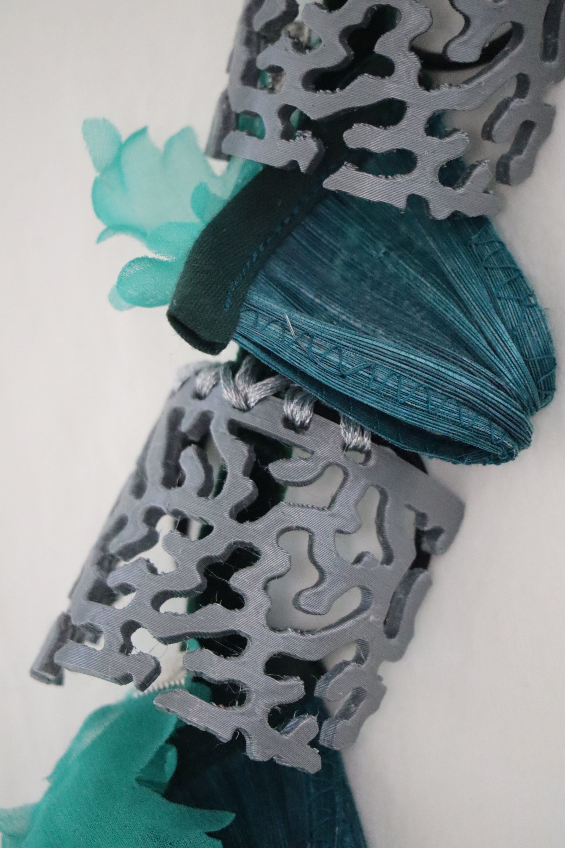Brain Flower Ponytail Cuff