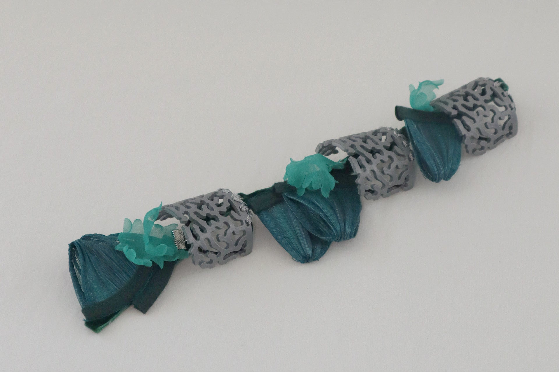 Brain Flower Ponytail Cuff