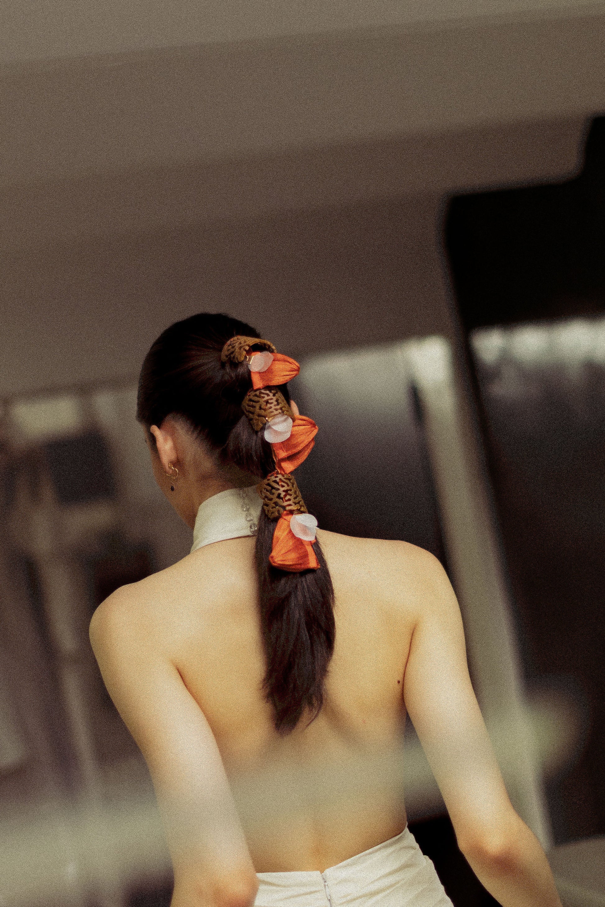 Brain Flower Ponytail Cuff